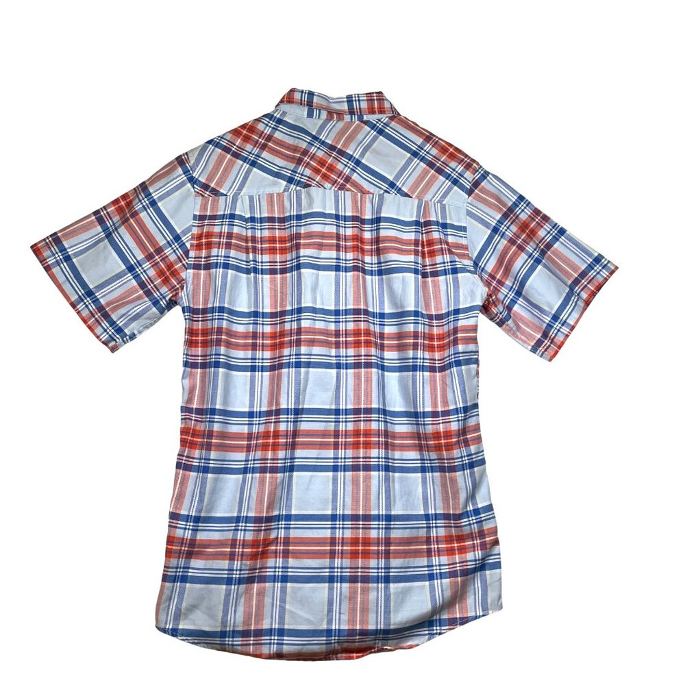 Original Weatherproof Vintage‎ Men's Plaid Short Sleeve Button Down Shirt Size S - Picture 8 of 9